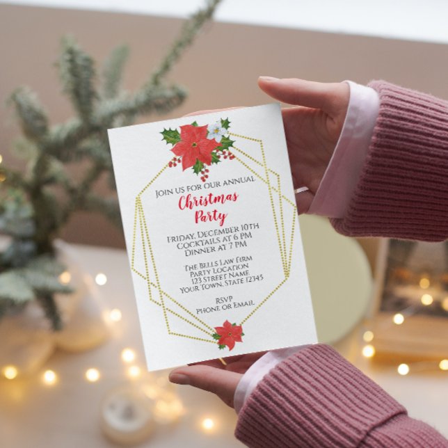Elegant Christmas Party Invitation (Creator Uploaded)