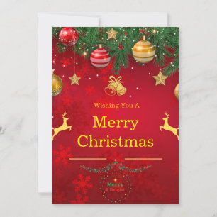 Elegant Christmas Party Invitation Design