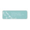 Elegant Christmas return address envelope labels
