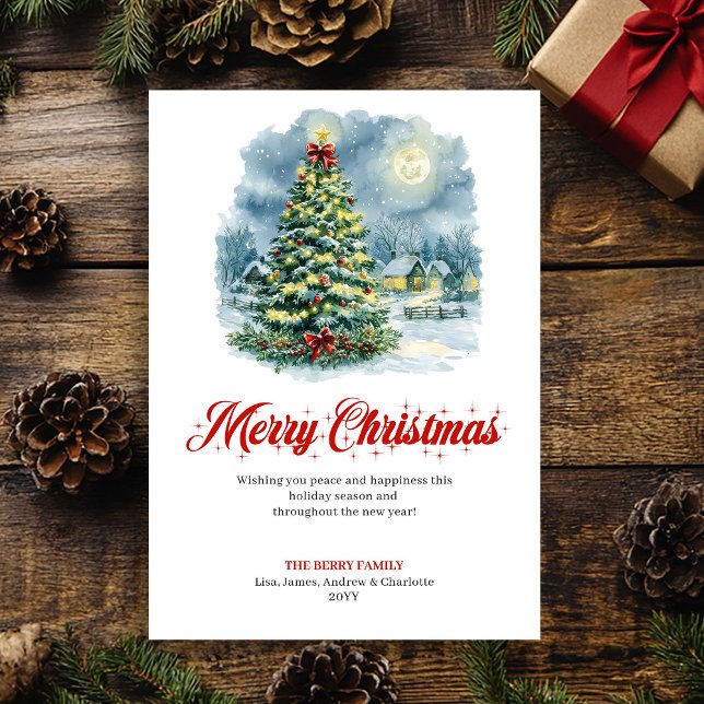 Elegant Christmas scene digital greeting card (Elegant Christmas scene digital greeting card

)