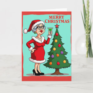 Elegant Christmas Toast Card