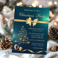 Elegant Christmas Tree,Bow Green Christmas Party