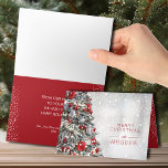 Elegant Christmas Tree Card<br><div class="desc">A beautifully decorated Christmas tree features a greeting on the front and your personalisation and names on the inside.</div>