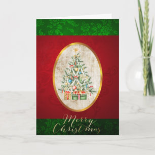 Elegant Christmas Tree Card