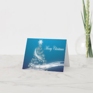 Elegant Christmas Tree Corporate Holiday Greeting