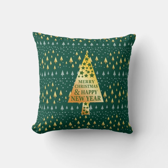 Elegant Christmas tree Cushion (Front)