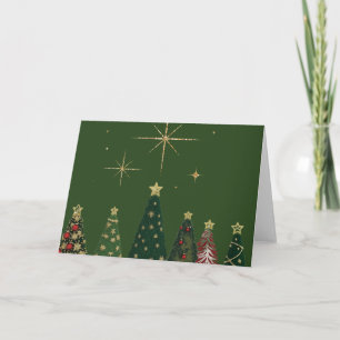 Elegant Christmas Tree Holiday Card