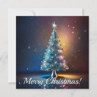 Elegant Christmas Tree Holiday Card