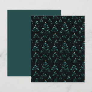 Elegant Christmas Tree Stationery Paper