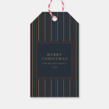 Elegant Christmas Vintage Stripes