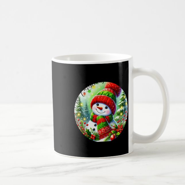 Elegant Christmas Watercolor Botanical Toddler T S Coffee Mug (Right)