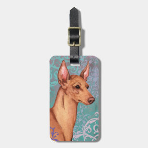 Elegant Cirneco dell'Etna Luggage Tag