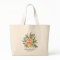 Elegant Citrus Botanical Bridesmaid Favour Tote Ba