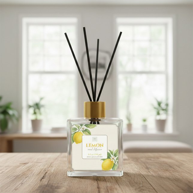 Elegant Citrus Reed Diffuser Sticker (Creator Uploaded)