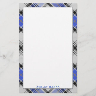 Elegant Clan Hannay Tartan Plaid Stationery