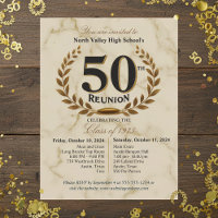 Elegant Class of 1975 50th High School Reunion