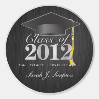 Elegant Class of 2012 Stickers