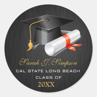 Elegant Class of 2012 Stickers