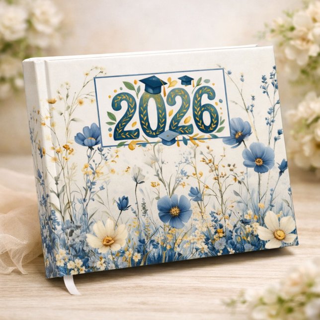 Elegant Class of 2026 Graduation Guest Book  (Creator Uploaded)