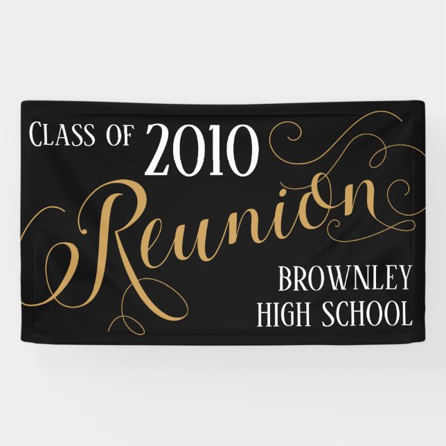 Elegant class reunion banner (Horizontal)