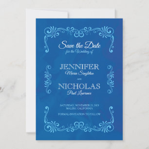 Elegant Classic and Vintage Formal Wedding Invitation