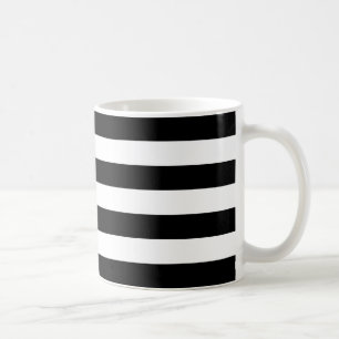 Elegant Classic Black and white stripes pattern Coffee Mug