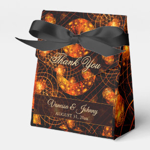 Elegant Classic Boho Modern Gold #901 Wedding Favour Box