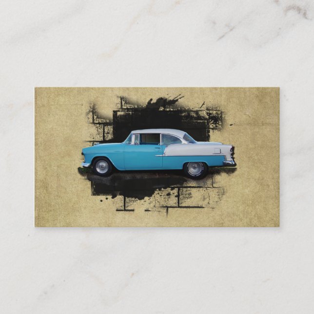 Elegant, Classic Car- Automotive-  Biz Card (Front)