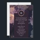 Elegant Classic Floral Boho Fantasy Golden Circle Invitation<br><div class="desc">Elegant Classic Floral Boho Fantasy Golden Circle Invitation</div>