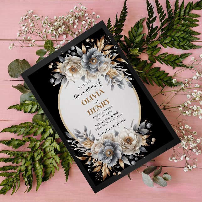 Elegant Classic Floral Rustic Wedding Invitation 5 (Creator Uploaded)