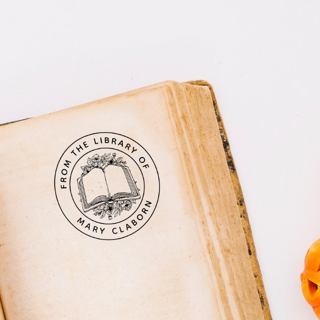 Elegant Classic Flowers Book From The Library Of Rubber Stamp (Creator Uploaded)