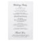 Elegant Classic Formal Budget Wedding Program