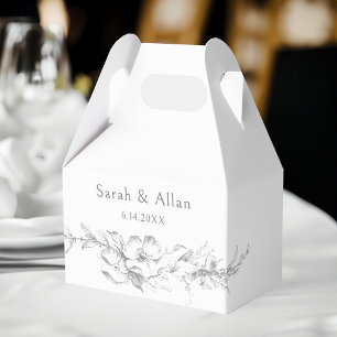 Elegant Classic French Rococo Floral Favour Box