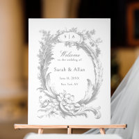 Elegant Classic French Rococo Floral Welcome