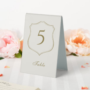 Elegant Classic Golden Crest Monogram Wedding