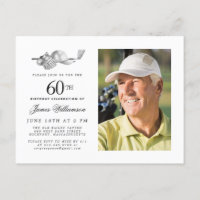 Elegant Classic Golf 60th Birthday Party Photo