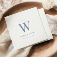 Elegant Classic Last Name Initial Wedding