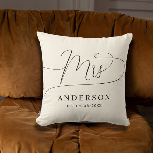 Elegant classic minimalist custom Throw Pillow
