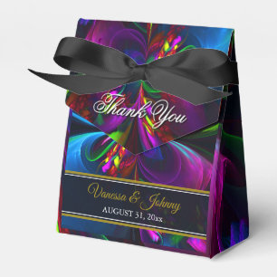 Elegant Classic Modern Floral Pattern #902 Wedding Favour Box