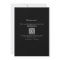 Elegant | Classic Monogram QR Code Wedding 