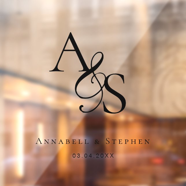 Elegant, Classic, Monogram, Wedding (Sheet 2)