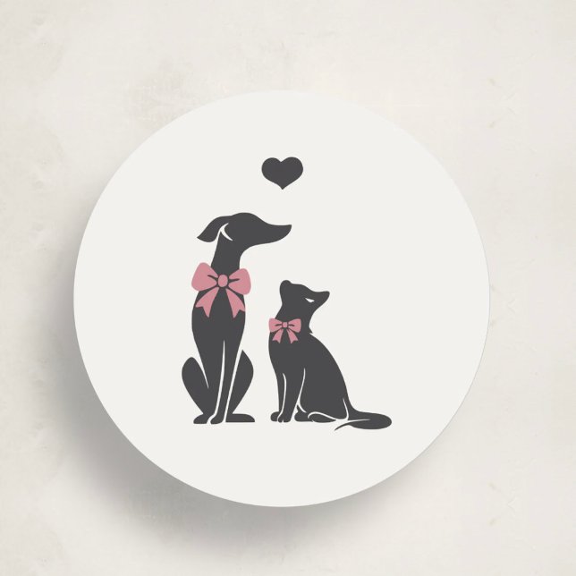 Elegant Classic Pet Sitter Sticker (Creator Uploaded)