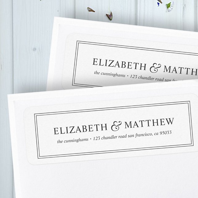 Elegant Classic Return Address Return Address Label (Creator Uploaded)