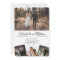 Elegant Classic Script 5 Photo Wedding Invitation