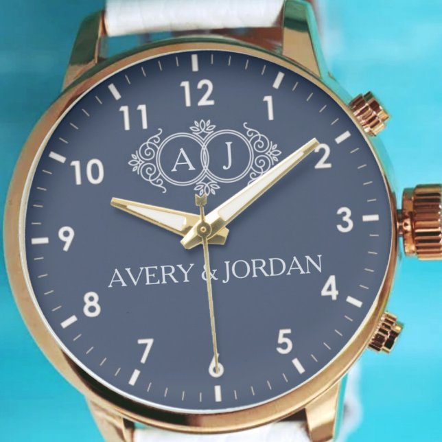 Elegant Classic style monogram  Watch (Creator Uploaded)