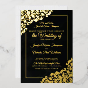 Elegant Classic With Floral Ornaments for Wedding