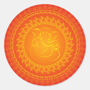 Elegant Classy Ganesh/ Indian God Sticker