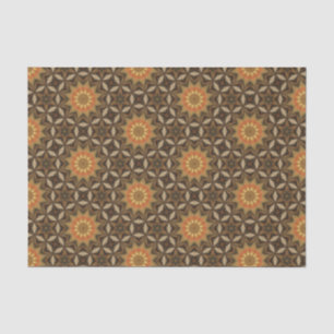 Elegant Classy Geometric Pattern Abstract Floral Tissue Paper