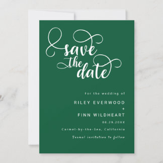 Elegant Classy Wedding save the date Invitation