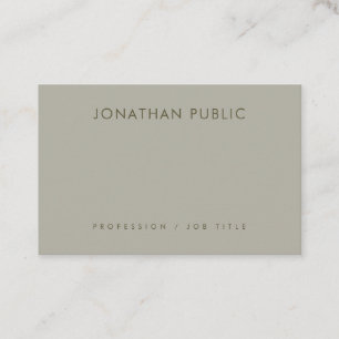 Elegant Clean Aesthetic Design Modern Template Top Business Card